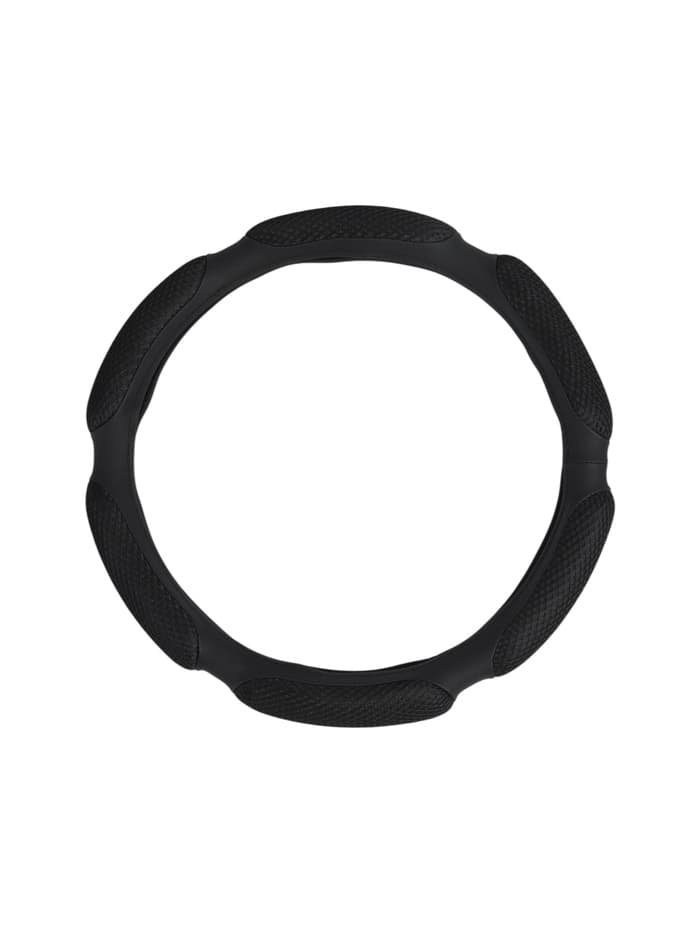 Оплетка на руль TORSO, анатомическая, велюр 6 подушек, размер 38 см, черный