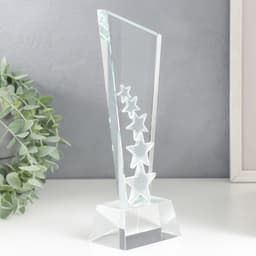 Фигурка стекло «Стела наградная. Победитель», 25×8×5.8 см