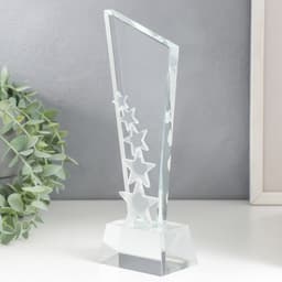 Фигурка стекло «Стела наградная. Победитель», 25×8×5.8 см