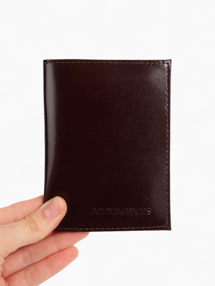 Обложка для автодокументов, коричневая