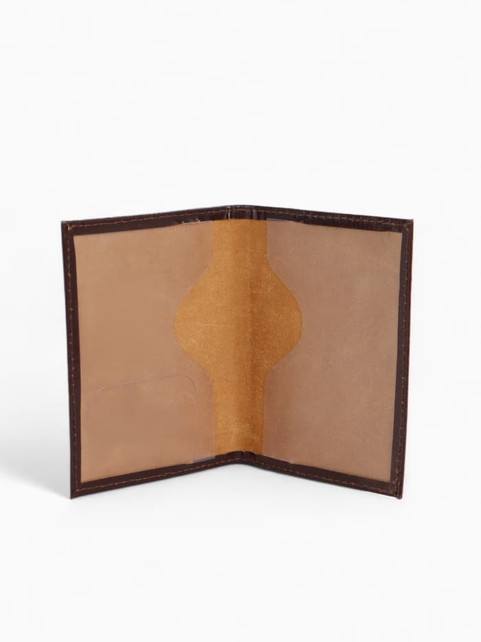 Обложка для автодокументов, коричневая