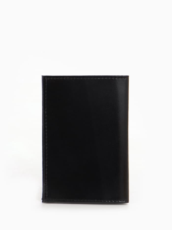 Обложка для военного билета, натуральная кожа, чёрная