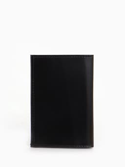 Обложка для военного билета, натуральная кожа, чёрная