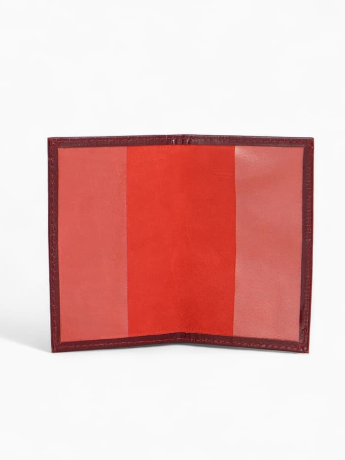 Обложка для пенсионного удостоверения, бордовая