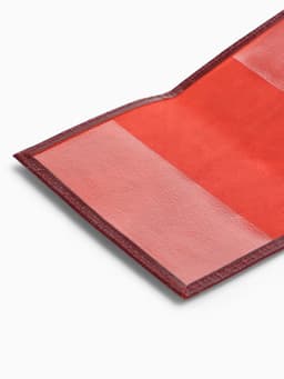 Обложка для пенсионного удостоверения, бордовая