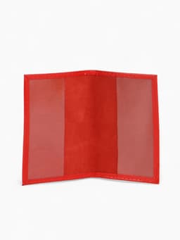 Обложка для пенсионного удостоверения, красная