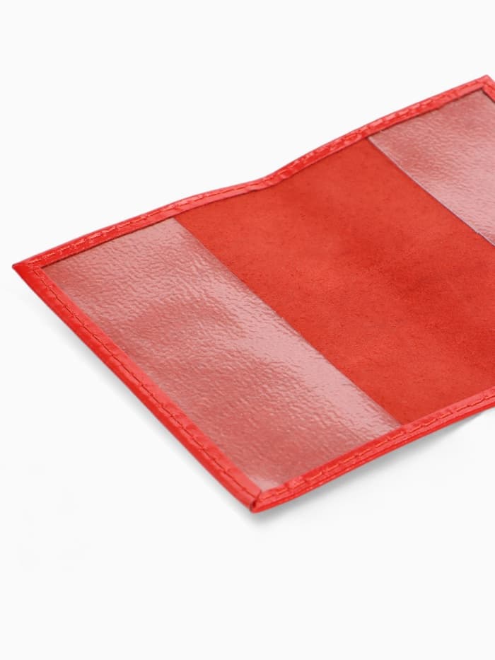 Обложка для пенсионного удостоверения, красная