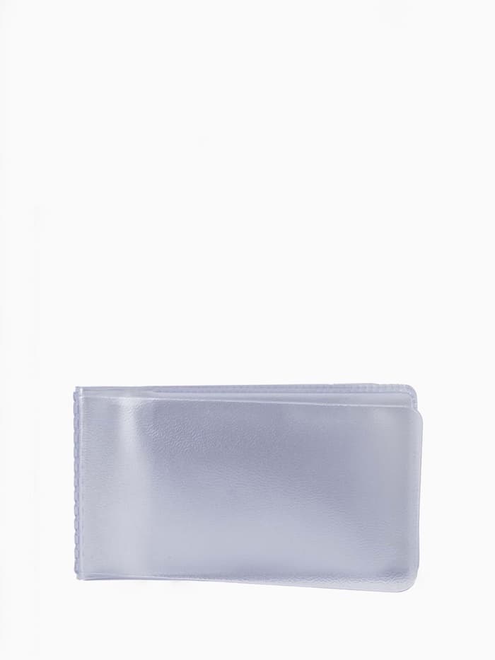 Вкладыш для визитницы, 18 визиток, 100 мкн, прозрачный