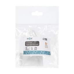Соска на бутылочку M&B «Anti-colic», антиколиковая, классическое горло, от 6 мес., быстрый поток, 2 шт.