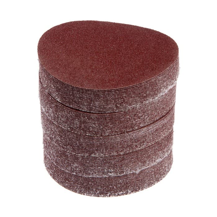 Круг абразивный шлифовальный под «липучку» ТУНДРА, 125 мм, Р40, 100 шт.