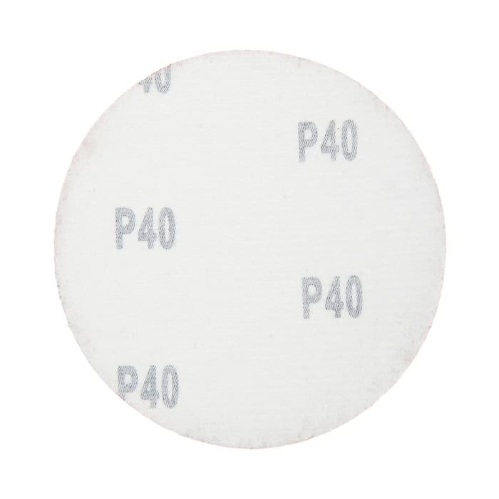 Круг абразивный шлифовальный под «липучку» ТУНДРА, 125 мм, Р40, 100 шт.