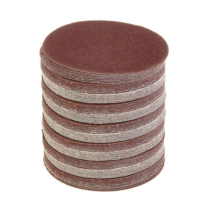 Круг абразивный шлифовальный под «липучку» ТУНДРА, 125 мм, Р60, 100 шт.