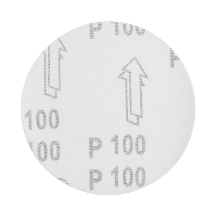 Круг абразивный шлифовальный под «липучку» ТУНДРА, 125 мм, Р100, 100 шт.