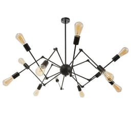 Люстра «Краб» E27 12×40 Вт черный 80×80×100 см BayerLux