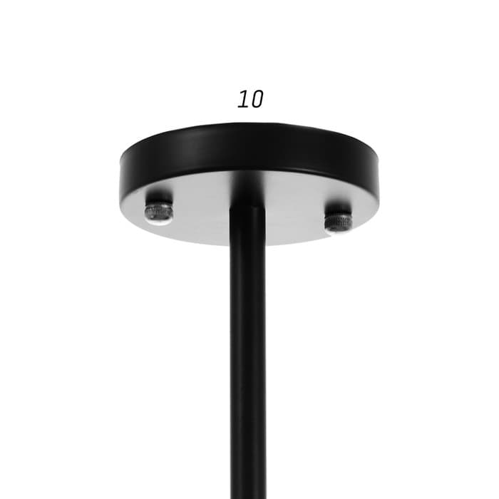 Люстра «Краб» E27 12×40 Вт черный 80×80×100 см BayerLux