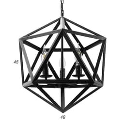 Люстра BayerLux Подвес BayerLux «Геометрия» E14 3×40 Вт черный 45×45×45 см