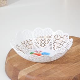 Ваза для хлеба и фруктов «Кубань. Сердце», 18×4.5 см, белый, рисунок МИКС