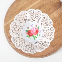 Ваза для хлеба и фруктов «Кубань. Сердце», 18×4.5 см, белый, рисунок МИКС