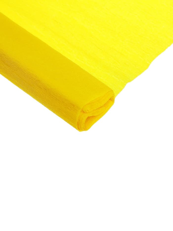 Бумага крепированная 50×200 см, в рулоне, 32 г/м², жёлтая