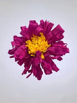 Бумага крепированная 50×200 см, в рулоне, 32 г/м², жёлтая