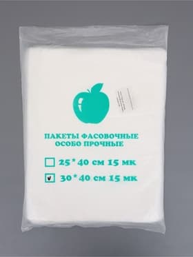 Набор пакетов фасовочных «Яблоко», 30×40 см, 15 мкм, 450 шт.