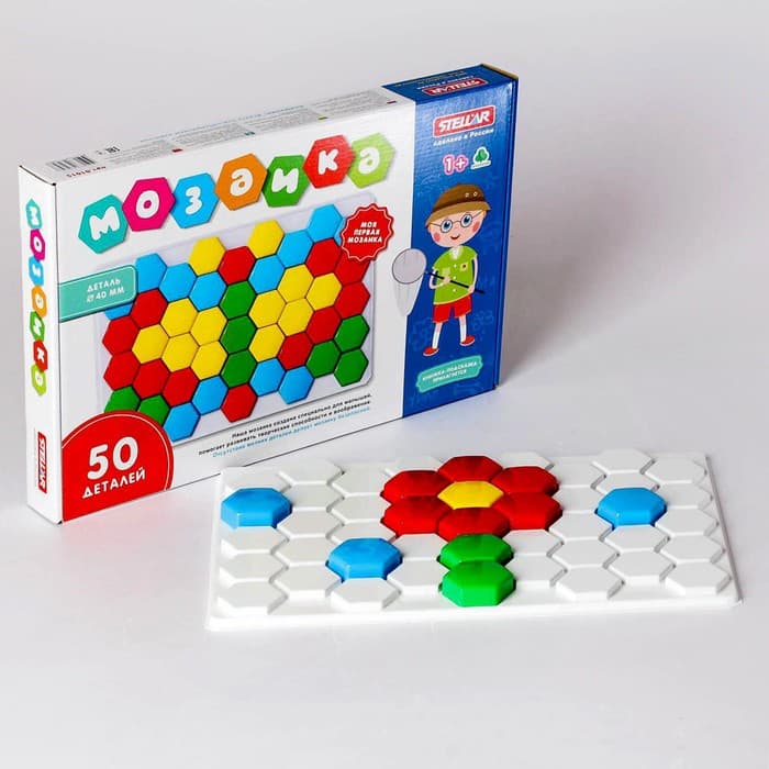 Мозаика STELLAR, диаметр 40 мм, 50 шт.