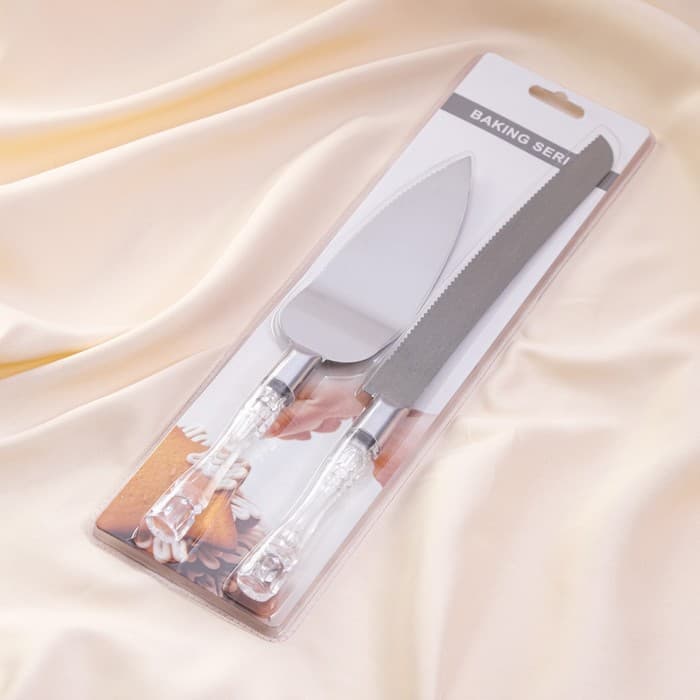 Столовые приборы для торта, нож и лопатка