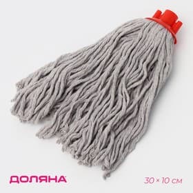 Насадка для швабры верёвочная Доляна, хлопок, 30×10×6 см, МИКС