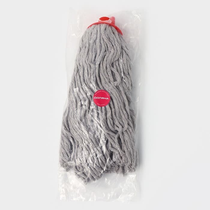 Насадка для швабры верёвочная Доляна, хлопок, 30×10×6 см, МИКС