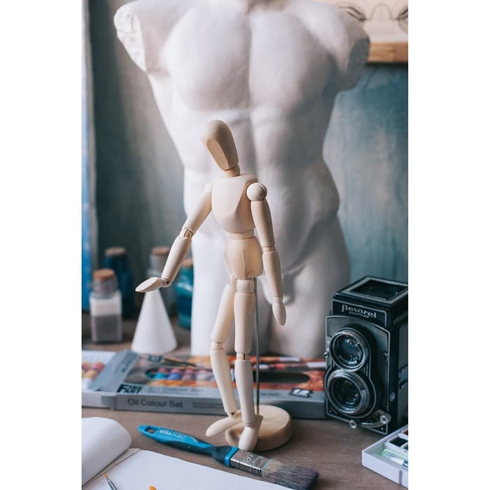 Модель деревянная художественная манекен «Человек», 30 см