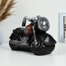 Копилка для денег «Мотоцикл», полистоун, 34×13×20 см