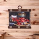 Свиток настенный «Раки и пиво», панно