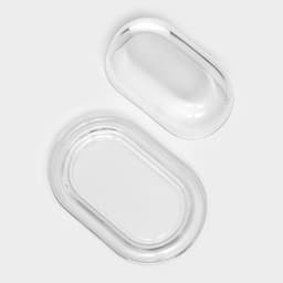 Маслёнка Paşabahçe Basic, 19.8×13.1 см, стекло, прозрачная