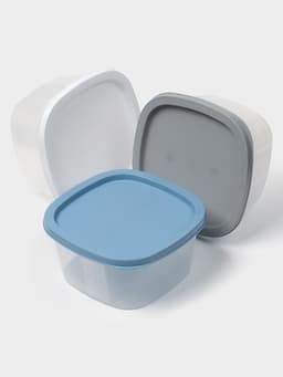 Контейнер для продуктов с мерной шкалой «BioFresh», 900 мл, прозрачный, крышка микс