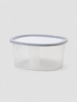 Контейнер для продуктов с мерной шкалой SparkPlast BioFresh, 2.65 л, прозрачный, пластик, крышка МИКС