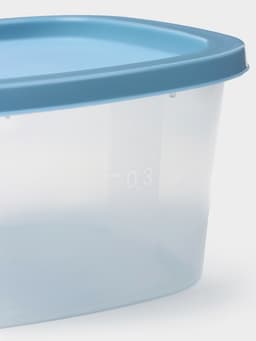 Контейнер пищевой SparkPlast BioFresh, 500 мл, пластик, прозрачный, крышка микс