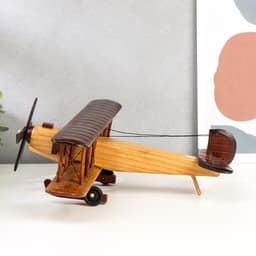 Фигурка дерево «Ретро. Самолет», 11.5×35.5×30 см, МИКС