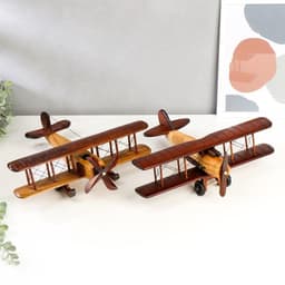 Фигурка дерево «Ретро. Самолет», 11.5×35.5×30 см, МИКС