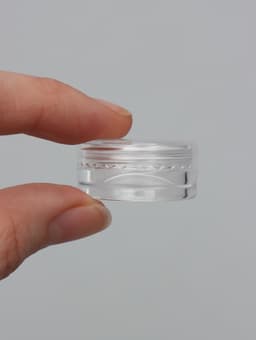 Органайзер для хранения мелочей, 12 баночек, 12×9×2 см, d=2.8×1.5 см, 2 мл, прозрачный