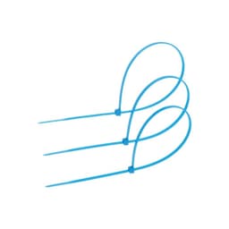 Хомут нейлоновый для стяжки, ТУНДРА, 3.6×300 мм, синий, 100 шт.