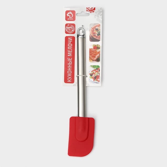 Лопатка кондитерская Доляна «Редмонд», 25.5 см, цвет красный