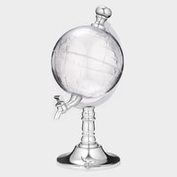 Башня пивная с воронкой «Земной шар», 1.9 л, пластик, серебристая