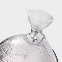 Башня пивная с воронкой «Земной шар», 1.9 л, пластик, серебристая