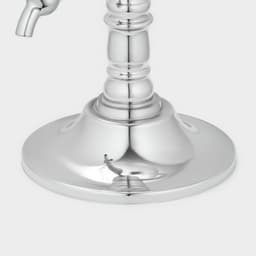 Башня пивная с воронкой «Земной шар», 1.9 л, пластик, серебристая