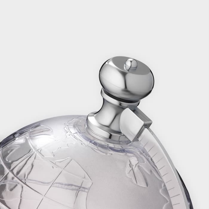 Башня пивная с воронкой «Земной шар», 1.9 л, пластик, серебристая