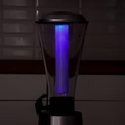 Башня пивная «Металлик», 3 л, колба для льда, с подсветкой, 2 батарейки CR=2032, пластик, серебристая