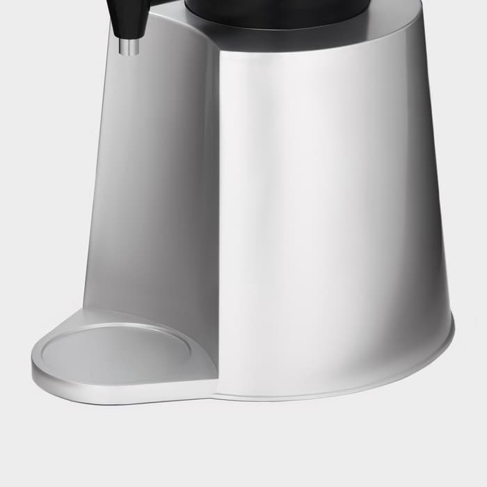 Башня пивная «Металлик», 3 л, колба для льда, с подсветкой, 2 батарейки CR=2032, пластик, серебристая