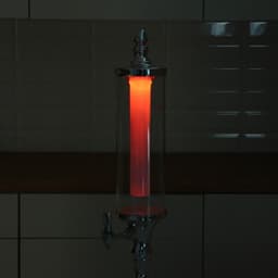 Башня пивная «Петронас», 3 л, колба для льда, с подсветкой, 2 батарейки AG3, пластик, металлик