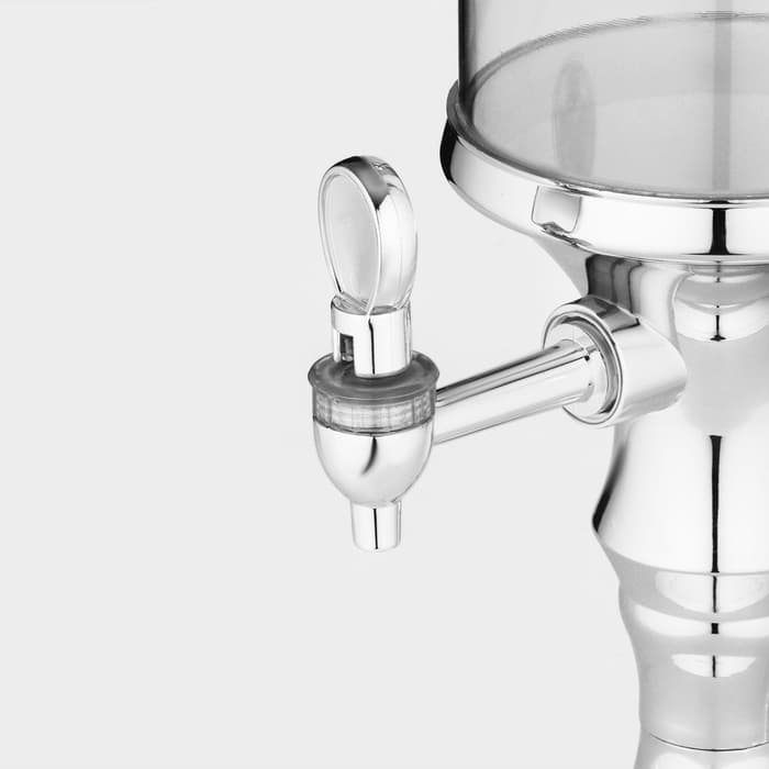 Башня пивная «Петронас», 3 л, колба для льда, с подсветкой, 2 батарейки AG3, пластик, металлик