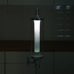 Башня пивная «Петронас», 3 л, колба для льда, с подсветкой, 2 батарейки AG3, пластик, металлик